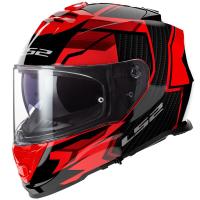LS2 Мотошлем FF800 Storm II Tracker черно-красный в Нижнем Новгороде