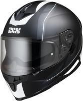 IXS Шлем HX 1100 2.0 Чёрн-серо-белый глянец в Нижнем Новгороде