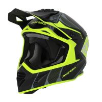 Acerbis Шлем кроссовый X-Track 22-06 Black/Fluo-Yellow в Нижнем Новгороде