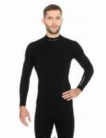 Brubeck Футболка мужская дл.рукав Wool Merino 78% Черный в Нижнем Новгороде