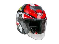 AiM Шлем открытый JK526 Red/Grey/Black в Нижнем Новгороде