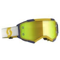 Scott Очки кроссовые Fury yellow/blue yellow chrome works в Нижнем Новгороде