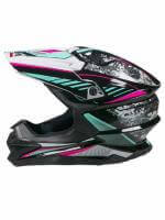 AiM Шлем кроссовый JK803 Multicolor Black/Blue в Нижнем Новгороде