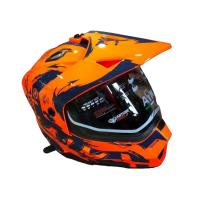 AiM Шлем детский JK802Y Orange/Blue в Нижнем Новгороде