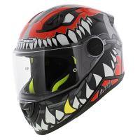 LS2 Мотошлем FF812 Kid Punk Grey Red в Нижнем Новгороде