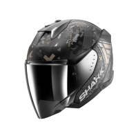 Shark Шлем Skwal I3 Jet Hellcat Mat Black/Chrome/Anthracite в Нижнем Новгороде