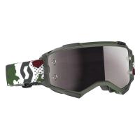 Scott Очки кроссовые Fury dark green/white silver chrome works в Нижнем Новгороде