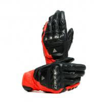 Dainese Перчатки кожаные 4-Stroke 2 Black/Fluo-Red в Нижнем Новгороде