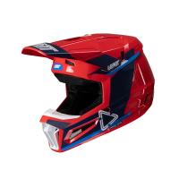 Leatt Шлем кроссовый детский Helmet Kit Moto 3.5 Jr V25 Royal в Нижнем Новгороде