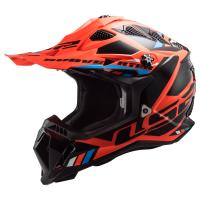 LS2 Мотошлем MX700 Subverter II Evo Stomp черно-оранжевый в Нижнем Новгороде