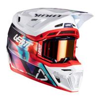 Leatt Шлем кроссовый 8.5 Royal Blue-Red V26 + очки Velocity 5.5 в Нижнем Новгороде