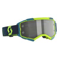 Scott Очки кроссовые Fury LS neon yellow/blue light sensitive grey works в Нижнем Новгороде