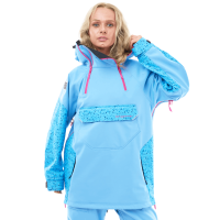 Dragonfly Куртка-анорак сноубордическая DF Uktus Woman Blue - Pink в Нижнем Новгороде