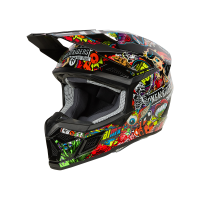 Oneal Шлем кроссовый детский 3Series Youth Crank V.24 красный/ зеленый в Нижнем Новгороде