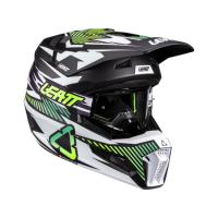 Leatt Шлем кроссовый детский 3.5 V26 Storm Teal + очки Vizion 3.5 в Нижнем Новгороде