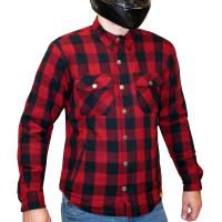 MCP Моторубашка Rebel Full kevlar черный-темно-красный в Нижнем Новгороде