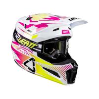 Leatt Шлем кроссовый 3.5 V26 Storm Pink + очки Vizion 3.5 в Нижнем Новгороде