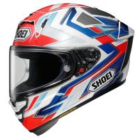 Shoei Мотошлем X-Spirit Pro Escalate бело-сине-красно-серый в Нижнем Новгороде