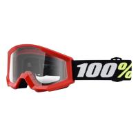 100% Очки детские Strata Mini Goggle Red/Clear Lens 2025 в Нижнем Новгороде