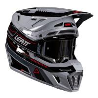 Leatt Шлем кроссовый 8.5 Grey V26 + очки Velocity 5.5 в Нижнем Новгороде