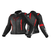 Shima Куртка Кожаная женская Miura 2.0 Black/Red в Нижнем Новгороде