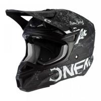Oneal Шлем кроссовый 5Series Polyacrylite Черный/Белый в Нижнем Новгороде