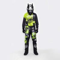 Grom Штаны кроссовые подростковые MX Religion lime в Нижнем Новгороде
