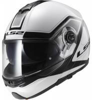 LS2 Мотошлем снегоходный FF325 Strobe Electric Snow Civik Черный/Белый в Нижнем Новгороде