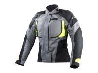 LS2 Мотокуртка женская Phase Lady Jacket серо-чёрно-жёлтый в Нижнем Новгороде
