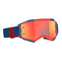 Scott Очки кроссовые Fury dark blue/neon red/orange chrome works в Нижнем Новгороде