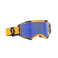 Scott Очки кроссовые Fury dark yellow/dark blue/blue chrome works в Нижнем Новгороде