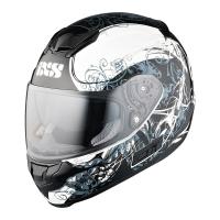 IXS Мотошлем HX 215 Curl Черный/Белый в Нижнем Новгороде