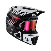 Leatt Мотошлем кроссовый Moto 9.5 Carbon Helmet Kit V24 White в Нижнем Новгороде