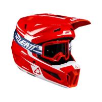 Leatt Шлем кроссовый 3.5 V26 Red + очки Vizion 3.5 в Нижнем Новгороде