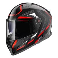 LS2 Мотошлем FF811 Vector II Alizer черно-красный в Нижнем Новгороде