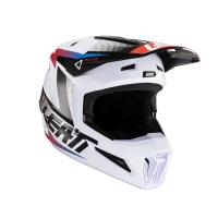 Leatt Шлем кроссовый Moto 2.5 Helmet Black/White 2024 в Нижнем Новгороде