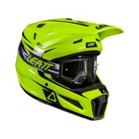 Leatt Шлем кроссовый 3.5 V26 Neon Yellow + очки Vizion 3.5 в Нижнем Новгороде