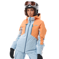 Dragonfly Куртка горнолыжная утепленная Gravity Woman 2025 Mock Orange-Light Blue в Нижнем Новгороде