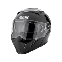 Simpson Шлем модуляр Darksome Gloss Black в Нижнем Новгороде