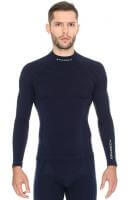 Brubeck Футболка мужская дл.рукав Wool Merino 78% Темно-Синий в Нижнем Новгороде