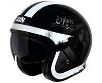 IXS Мотошлем открытый iXS 880 2.2 черно-серебристый в Нижнем Новгороде
