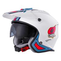 ONEAL Шлем открытый Volt MN1, глянец Белый/красный в Нижнем Новгороде