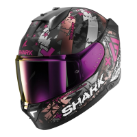 Shark Шлем Skwal i3 Hellcat Mat Black/Chrome/Violet в Нижнем Новгороде