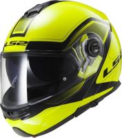 LS2 Мотошлем снегоходный FF325 Strobe Electric Snow Civik Желтый/Черный в Нижнем Новгороде