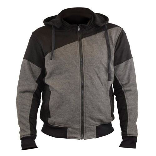 MCP Мотокуртка мужская Hoody серо-черный в Нижнем Новгороде