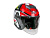 AiM Шлем открытый JK526 Red/Grey/Black в Нижнем Новгороде