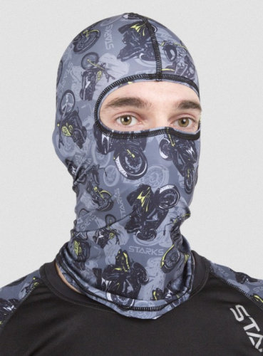 Starks Подшлемник Light Print Moto Серый принт в Нижнем Новгороде