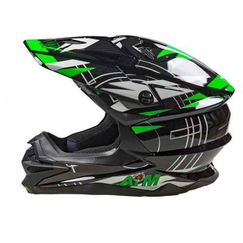 AiM Шлем кроссовый JK803S Green/Black в Нижнем Новгороде
