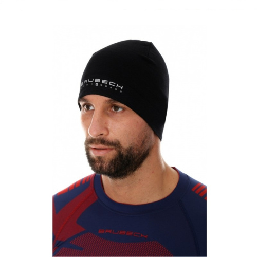 Brubeck Шапка шерстяная Active Wool Черная в Нижнем Новгороде