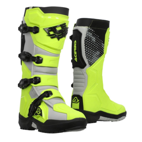 Acerbis Мотоботы кроссовые Artiglio Fluo Yellow/White в Нижнем Новгороде